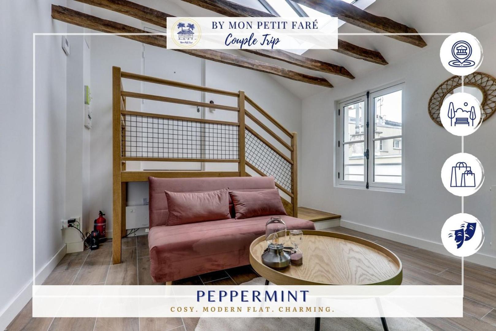 Ferienwohnung The "Peppermint" - Moderne & Elegant - Marais Paris Exterior foto